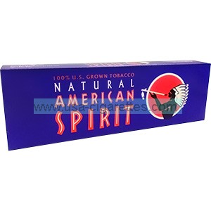American Spirit 100% US Grown Full Bodied Dark Blue Cigarettes