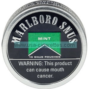 Marlboro Snus Peppermint Smokeless Tobacco - USA Cigarettes Online Sale ...