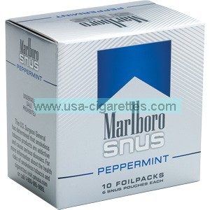 Marlboro Snus Peppermint Smokeless Tobacco - USA Cigarettes Online Sale ...